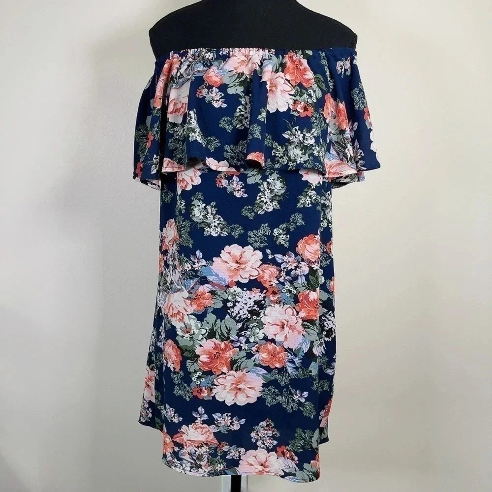 🌟✨2 for $30✨🌟 LOVE TREE | FLORAL OFF SHOULDER DRESS